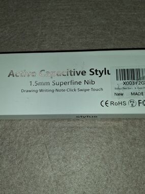 Source Unknown White Active Capacitive Stylus 1.5mm
